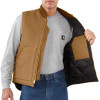 Carhartt 106676 V01 Duck Vest Insulated Gilet Bodywarmer Brown Size Small
