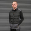 JCB Padded Black / Grey Gilet - Bodywarmer