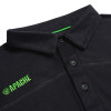 Apache Langley Polo Shirt - Pro Stretch Interlock Fabric - Black / Grey - Large