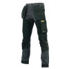Dewalt Memphis Stretch Work Trouser - Holster Pockets - Grey & Black 30S
