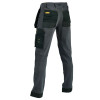 Dewalt Memphis Stretch Work Trouser - Holster Pockets - Grey & Black 30S