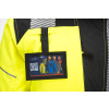 Portwest Premium PW3 Hi-Vis Fur Hood Winter Jacket - Yellow / Black - Large