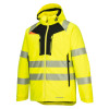 Portwest DX461 DX4 Pro Stretch Hi Vis Waterproof Winter Jacket Yellow / Black Large