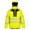 Portwest DX461 DX4 Pro Stretch Hi Vis Waterproof Winter Jacket Yellow / Black Large