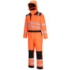 Portwest Premium PW3 Hi-Vis Winter Coverall - Orange / Black - Medium