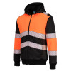 Portwest PW377 PW3 Hi-is Full Zip Winter Hoodie Class 1 Orange XL