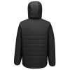 Portwest S608 Professional Hooded Insulated Baffle Jacket Black Large