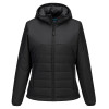 Portwest S613 Pro Women's Insulated Baffle Jacket in black front main image