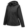 Portwest S614 Women's Professional Waterproof Rain Coat Black Medium