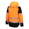 Portwest T160 PW3 Hi Performance Hi Vis Waterproof Winter Jacket Orange / Black Large