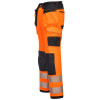 Portwest PW3 Pro Hi Vis Holster Work Trouser - Orange / Black - 32w Reg / Tall
