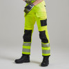 Portwest PW3 Pro Hi Vis Holster Work Trouser - Yellow / Black - 34w Reg / Tall