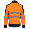 Regatta Professional Men's Hi-Vis Waterproof 3 Layer Softshell Jacket Orange / Navy Large