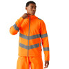 Regatta TRA712 Men's Ablaze 2 Layer Softshell Jacket Class 3 Orange Large