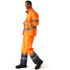 Regatta TRA712 Men's Ablaze 2 Layer Softshell Jacket Class 3 Orange Large