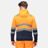 Regatta TRF663 Men's Two Tone Hi Vis Overhead Hoodie Class 2 - Orange Large