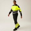 Regatta TRF780 Men's Two Tone X-Pro Hi Vis Hoodie Class 2 - Yellow / Black Large