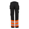 Regatta Professional TRJ480 X-PRO Stretch Holster Trousers - Class 1 Orange / Black 32w Regular Leg