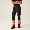 Regatta Professional TRJ480 X-PRO Stretch Holster Trousers - Class 1 Orange / Black 32w Regular Leg