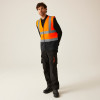 Regatta Professional TRS199 Hi Vis Two Tone Vest - Orange / Black Large
