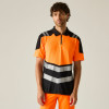 Regatta Professional TRS280 X-Pro Hi Vis Polo Shirt Class 1 - Orange / Black Large