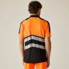 Regatta Professional TRS280 X-Pro Hi Vis Polo Shirt Class 1 - Orange / Black Large