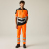 Regatta Professional TRS281 X-Pro Hi Vis Polo Shirt Class 1 - Orange / Black Small
