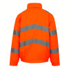 Regatta Professional TRW457 Contract Hi-Vis Dover Jacket Class 3 - Orange Large