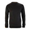 Scruffs Eco Worker Sweatshirt with Breathable Cotton Rich Fabric Black Size Large