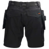 Scruffs Alverton 8" Inseam Stretch Work Shorts Black 28w