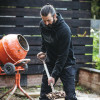 Scruffs Trade Hoodie Black Brushed Fleece with Abratect Panels Size Medium