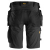 Snickers 6141 Allroundwork Holster Pockets Stretch Fabric Shorts - Black - Size 50 35" Waist