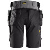 Snickers 6175 Allroundwork Holster Pockets 4-Way Stretch Fabric Shorts - Steel Grey - Size 50 35" Waist