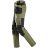 Snickers 6218 AllroundWork, 4-way Stretch Trousers with Holster Pockets - Khaki Green / Black 35w 32" Leg
