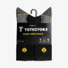 Totectors Crew Work Socks Black/Grey (Size UK 5-11) Pack of 5 Pairs