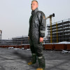 Double Cross Winter Waterproof Padded Coverall - Grey - Size Large