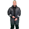 Double Cross Winter Waterproof Padded Coverall - Grey - Size Large