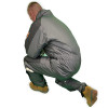 Double Cross Winter Waterproof Padded Coverall - Grey - Size Large