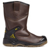 Apache AP305 Brown Leather Safety Rigger Boots - Waterproof - Size 10