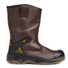 Apache AP305 Brown Leather Safety Rigger Boots - Waterproof - Size 8