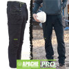Apache Calgary Holster Work Trousers - Extreme 4x Stretch - Slim Fit - Black 32w Short Leg