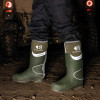 Buckler Buckbootz BBZ8000 Safety Wellington Boots Neoprene / Rubber Cold Insulated Green Size 09