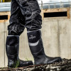 Buckler Buckbootz BBZ6000 Safety Wellington Boots Neoprene / Rubber Cold Insulated Black Size 9