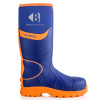 Buckler Buckbootz BBZ8000 Safety Wellington Boots Neoprene / Rubber Cold Insulated Blue/Orange Size 08