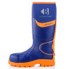 Buckler Buckbootz BBZ8000 Safety Wellington Boots Neoprene / Rubber Cold Insulated Blue/Orange Size 08