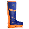 Buckler Buckbootz BBZ8000 Safety Wellington Boots Neoprene / Rubber Cold Insulated Blue/Orange Size 08