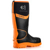 Buckler Buckbootz BBZ8000 Safety Wellington Boots Neoprene / Rubber Cold Insulated Black/Orange Size 08