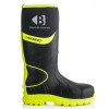 Buckler Buckbootz BBZ8000 Safety Wellington Boots Neoprene / Rubber Cold Insulated Black/Yellow Size 10