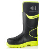 Buckler Buckbootz BBZ8000 Safety Wellington Boots Neoprene / Rubber Cold Insulated Black/Yellow Size 10