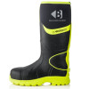 Buckler Buckbootz BBZ8000 Safety Wellington Boots Neoprene / Rubber Cold Insulated Black/Yellow Size 10